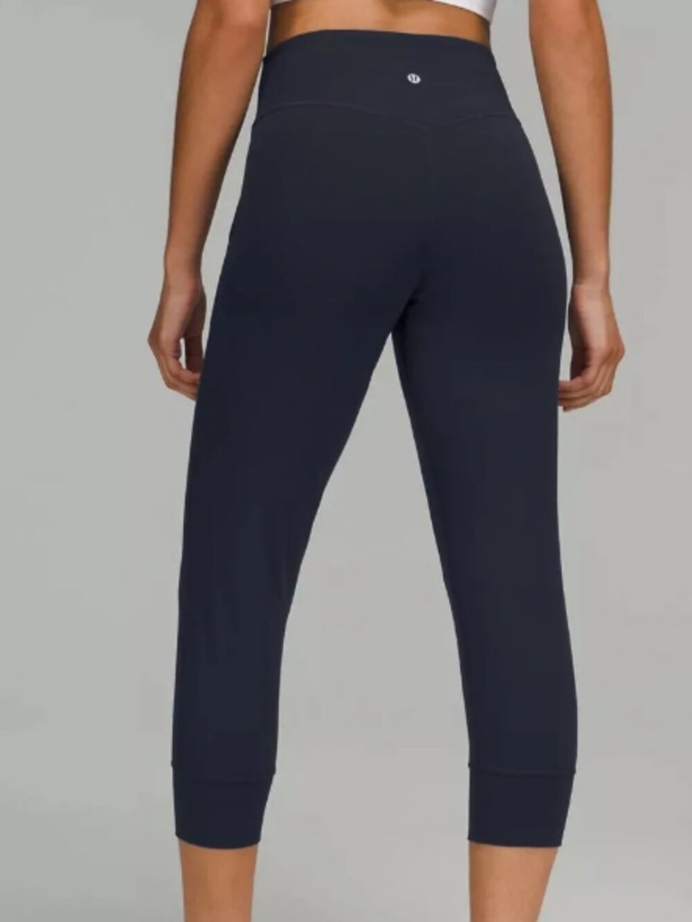 Lululemon Align High-Rise Cropped Joggers Black Size 2 Nulu Yoga Pants